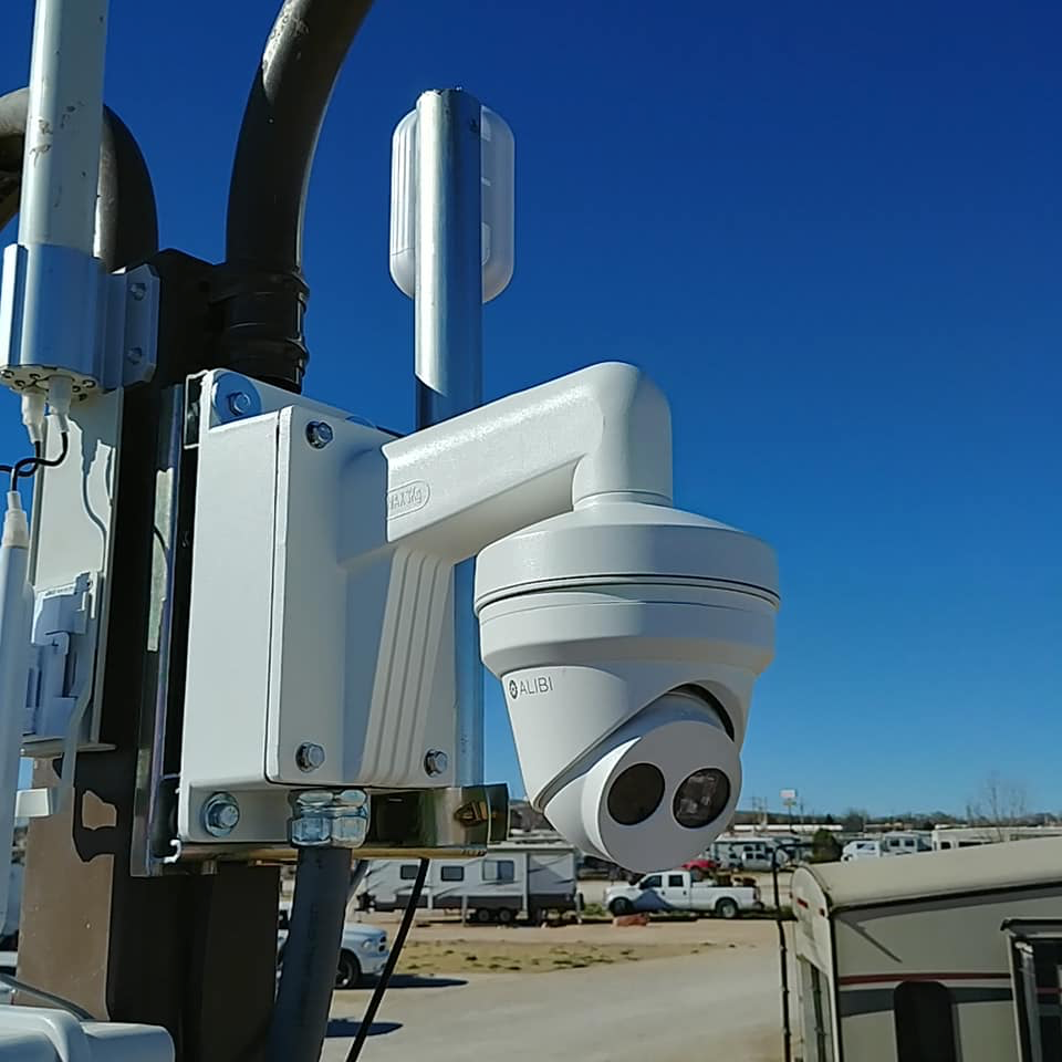 Surveillance Camera on Post, Rio Low Voltage, Albuquerque, NM